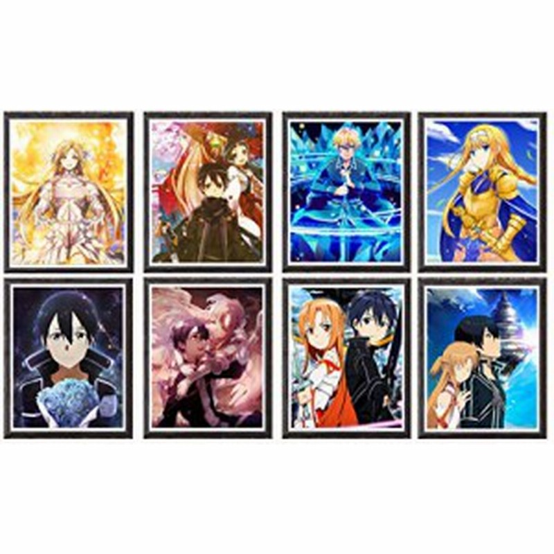 新品asuna X キリト ソードアートオンライン アニメポスター アートワーク キャンバス壁紙 通販 Lineポイント最大1 0 Get Line ショッピング