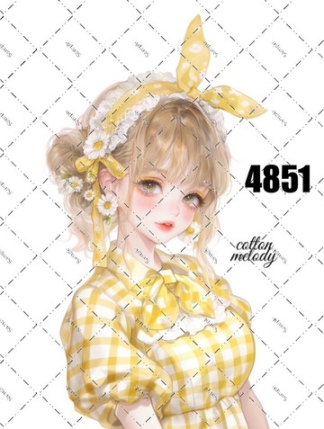 original sticker no.4851 人物貼紙 原創貼紙 原創人物貼紙 裝飾貼紙 cotton melody