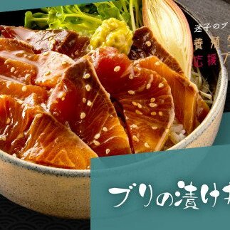 緊急支援 海鮮「ブリの漬け丼の素」1食80g×10P《迷子の鰤を食べて応援 養殖生産業者応援プロジェクト》応援 順次出荷中 惣菜 そうざい冷凍 保存食 小分け パック 高知 海鮮丼 一人暮らし〈高知市