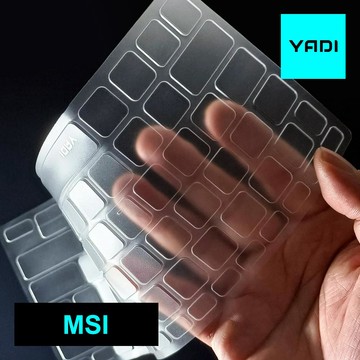 YADI MSI 武士 Katana GF76 11UD 系列 專用 超透光抗菌鍵盤保護膜
