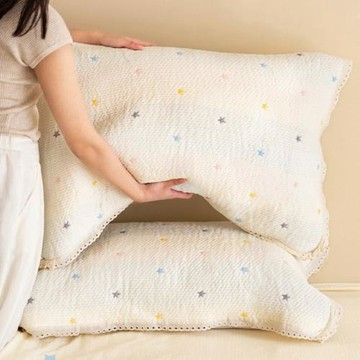 幻彩星芒枕巾新款比純棉更柔軟韓式枕巾四季通用防頭油枕巾包郵到