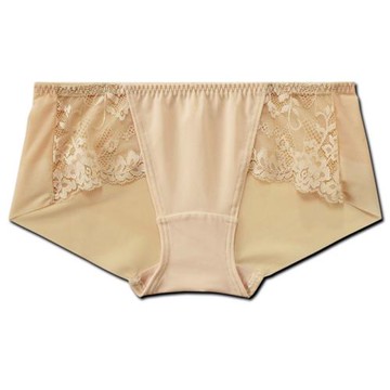 愛美菲露日本aimerfee女士時尚性感蕾絲日系無痕平角褲內褲152427