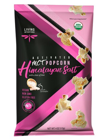 Living Intentions Activated Superfood Popcorn Himalyan Sea Salt 4 oz