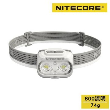 Nitecore 多色溫雙電源戶外頭燈【白色／800流明】UT27 Pro