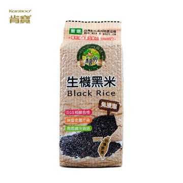 《小瓢蟲生機坊》KB99肯寶 - 生機黑米600g/包 米