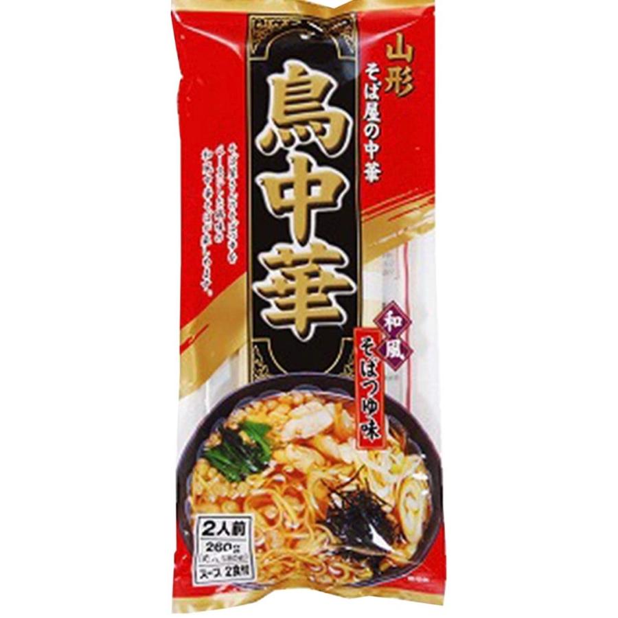 山形 鳥中華 インスタント ラーメン そばつゆ味 2食入り ??1袋 即席麺 袋麺 らーめん マツコの知らない世界