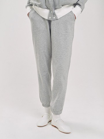 Double Cotton Sweatpants [Grey] (241502SGR)