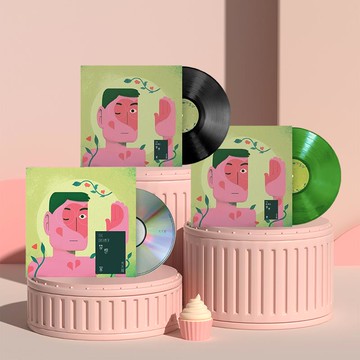 {可刷卡 打統編}官方正版 方大同新專輯 夢想家 CD/LP黑膠唱片 彩膠 橙月 未來 15
