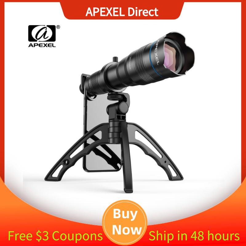 単眼望遠鏡 カメラ レンズ 望遠 ズーム Apexel hd36x 電話 スマートフォン リモートシャッター 自撮り脚 通販  LINEポイント最大0.5%GET LINEショッピング