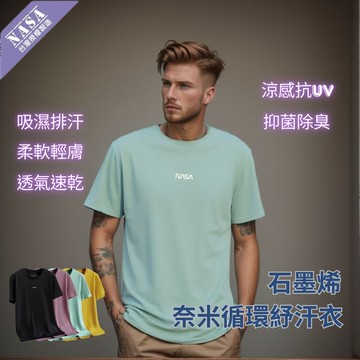 UROTEK NASA黑科技系列-石墨烯奈米循環紓汗衣- 湖水綠