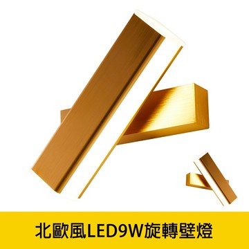 北歐風LED9W旋轉壁燈 YP88-V2079