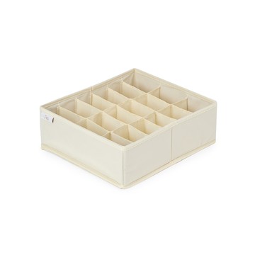 【日本天馬】Fits 布質分格收納盒(18格)-面寬30cm-3入