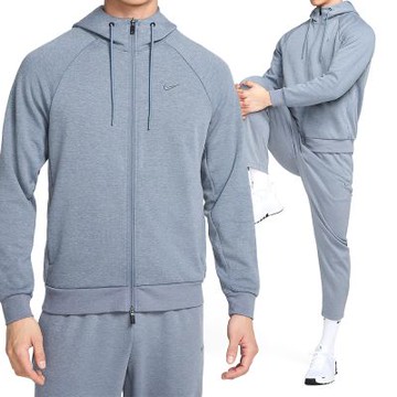 Nike UV Primary FZ 男款 灰色 運動 連帽 上衣 拉鍊 刺繡 小勾 長袖 外套 FZ0968-065