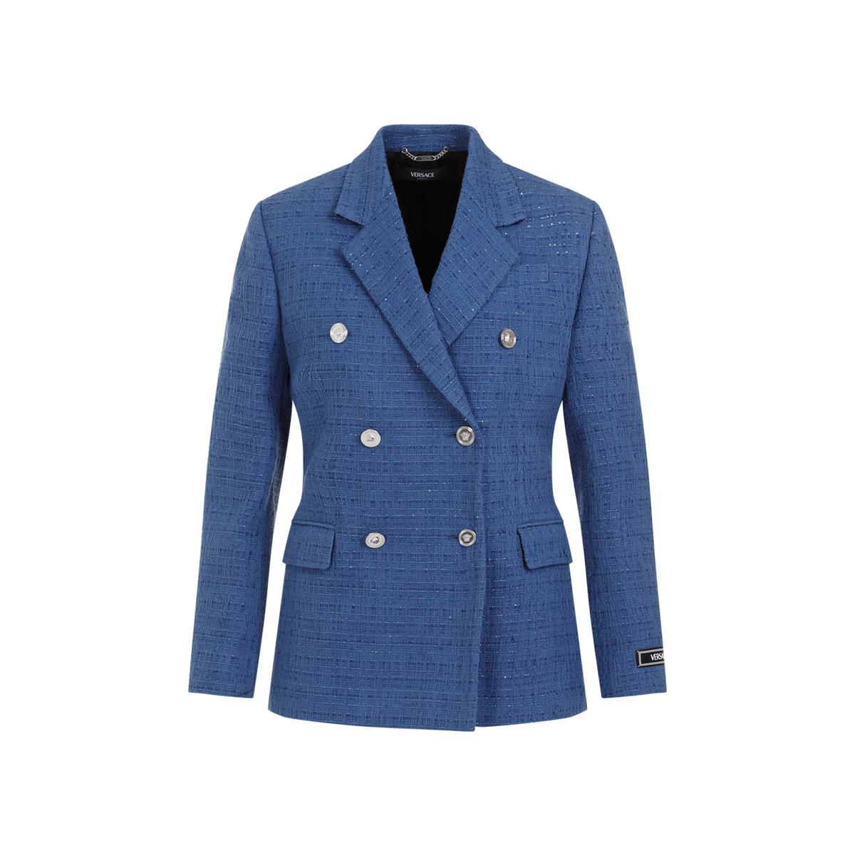 VERSACE INFORMAL TWEED JACKET