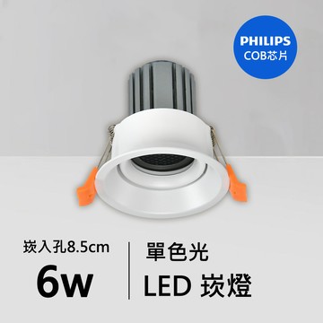 6W防眩光崁燈｜QC-20152W-B06-飛利浦芯片