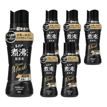 (箱售) Lenor 蘭諾 日本原裝進口 煮沸衣物香香豆 清爽麝香  6個  420ml