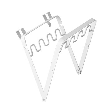 上手家居 雅緻金屬廚房垃圾桶  1個  白色