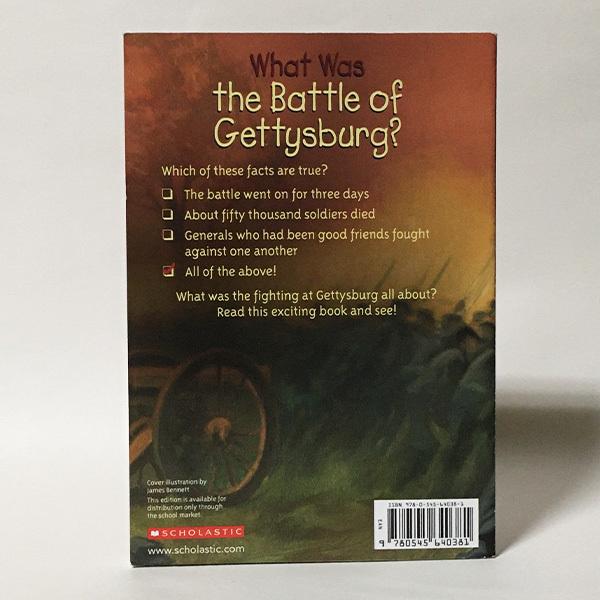 What Was the Battle of Gettysburg?（洋書：英語版 中古）