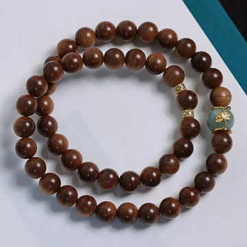 【巴黎精品】現貨+預購 天然檀木佛珠紫檀手珠手鍊沉香木手串雕刻手鐲轉運除穢淨化開運-黑木男女飾品a1ki56