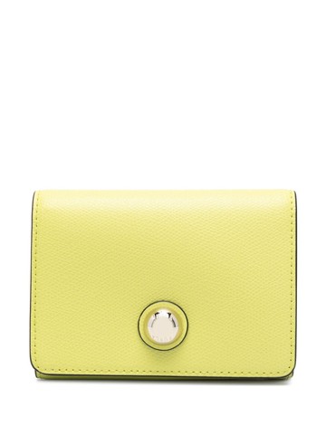 Furla - Sfera M tri-fold wallet - women - Calf Leather - One Size - Yellow