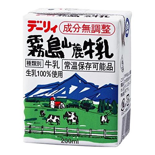 南日本酪農協同 デーリィ 霧島山麓牛乳 200ml