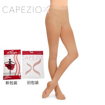 美國capezio卡培嬌芭蕾舞品質配件連褲襪帶洞成人大襪無痕熱賣