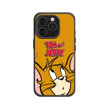 iPhone 16 Pro SolidX 黑 - 湯姆貓與傑利鼠 Tom and Jerry - 大臉傑利鼠