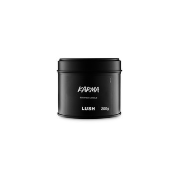 LUSH Karma 和諧心靈香氛蠟燭— 單芯 (KARMA/果香/柑橘/廣藿香/香氛/蠟燭)