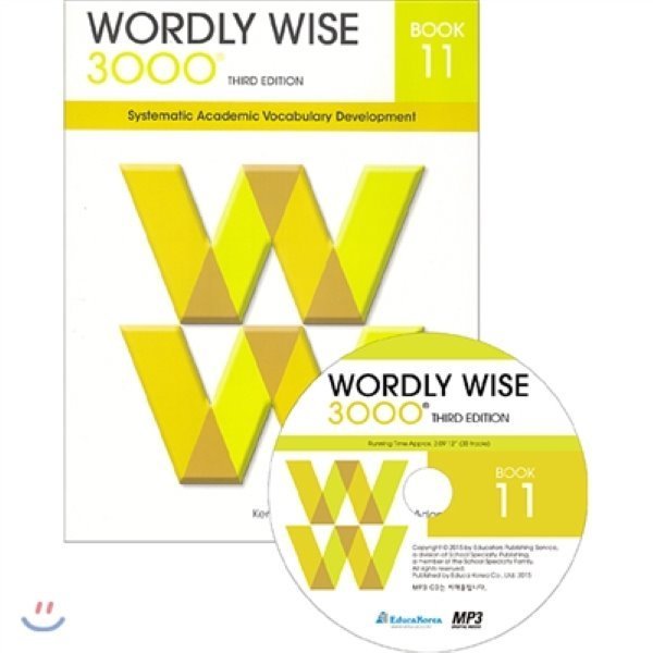 Wordly Wise 3000：Book 11（Book MP3 CD）Kenneth Hodkinson Sandra Adams