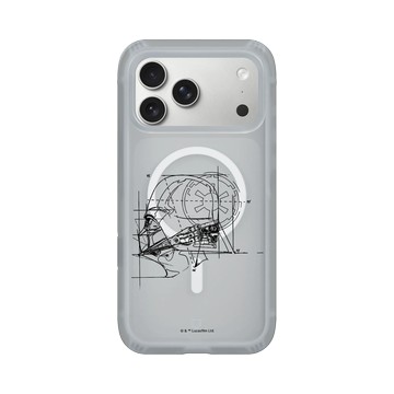 iPhone 17 Pro Max AirX 流變灰 - 迪士尼-星際大戰 Star Wars - 黑武士-線稿風格