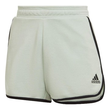(WMNS) adidas French Terry High-Rise Shorts 'Teal'