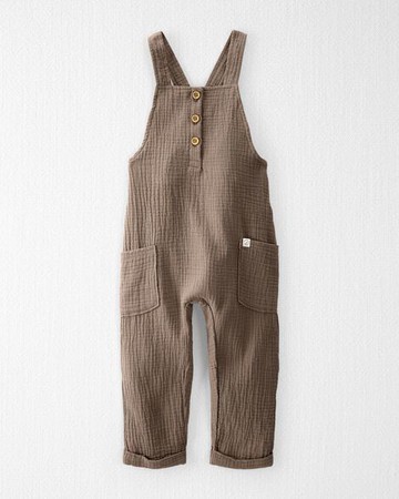 Toddler Organic Cotton Gauze Overalls
