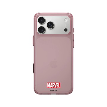 iPhone 17 Pro Max Clear (相機按鈕) 晶醺玫 - 迪士尼-漫威 Marvel - 漫威Logo-迷你標誌
