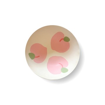 小碟-美味的桃子