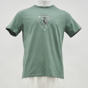 Puma 法拉利車迷系列 Tonal 男款 綠色 圓領 短T 大盾 T恤 歐規 上衣 運動 休閒 短袖 63018906