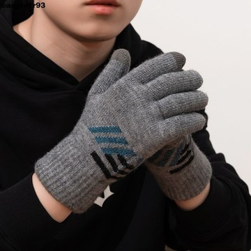保暖手套 觸屏手套男士冬季騎車防寒雙層加厚加絨學生冬天保暖騎車防凍騎行
