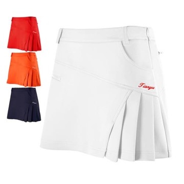 高爾夫衣服女短裙防走光半身裙褲速干透氣百褶裙網球裙顯瘦A字裙