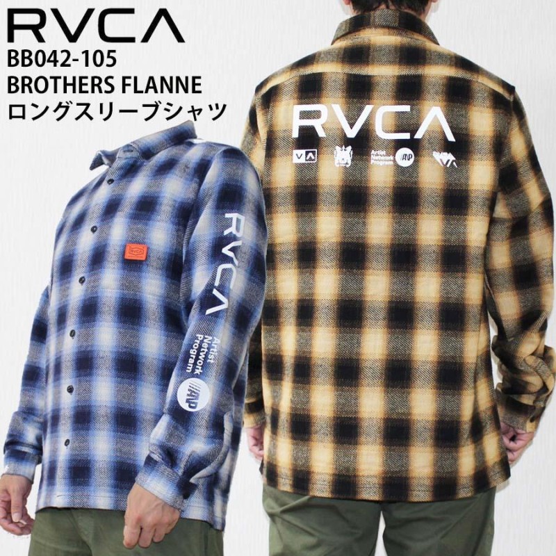 正規品 RVCA ルーカ フランネルシャツ BB042-105 BROTHERS FLANNE