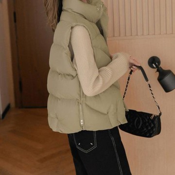 羽絨棉背心馬甲外套女秋冬2025年新款設計感小眾高級感小個子馬夾