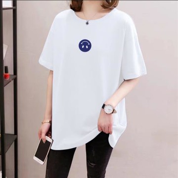 純棉短袖t恤女裝寬松百搭體恤胖MM夏季2023年新款夏裝打底衫上衣