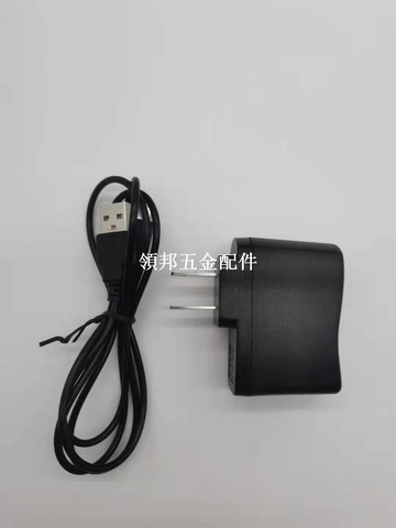 USB充電器5V2座1米線帶亮燈黑色款中規[領邦五金配件]