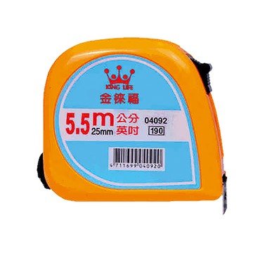 徠福LIFE彩色鋼捲尺/4092/英吋公分/25mmx5.5M