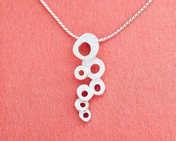 抽象項鍊 - 氣泡項鍊 - 墜飾鍊 - 低過敏性 - bukubuku