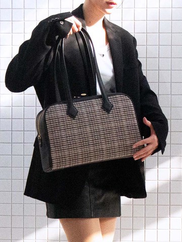 Heritage Bag Check Black