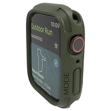 elkson Quattro 2.0 軍規級防水耐震保護殼 45mm  Apple Watch Series 9/8/7  軍綠色  1個