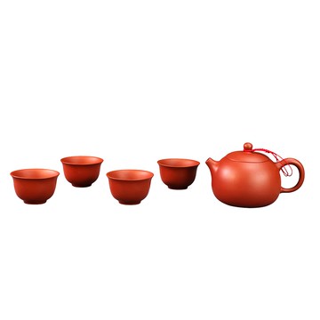 【台灣製造】中西施壺禮盒 一壺四杯 SGS檢驗合格 日本食安標準 鶯歌陶藝 茶具 茶壺 朱泥 紫砂 段泥 泡茶壺  茶杯
