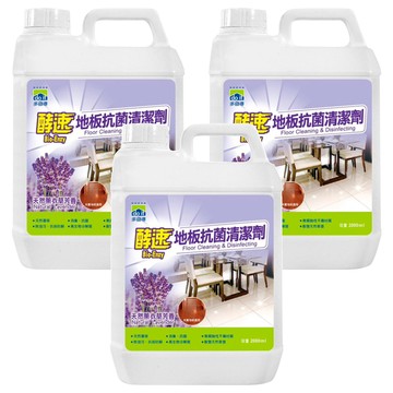 do it 多益得 酵速地板抗菌清潔劑 天然薰衣草芳香  2L  3瓶