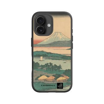 iPhone 16 SolidSuit 黑 - Van Gogh Museum - 川崎：鶴見川上的生麥村 - 歌川廣重