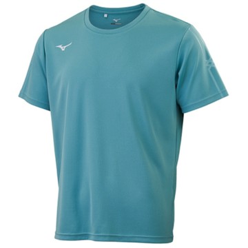 MIZUNO 美津濃 短袖上衣 男 訓練 慢跑 吸濕排汗 綠 32TAC01028