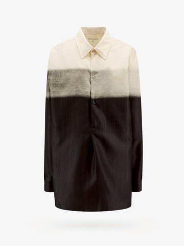 Oversize shirt with multicolor print - MAISON MARGIELA - gender_Woman